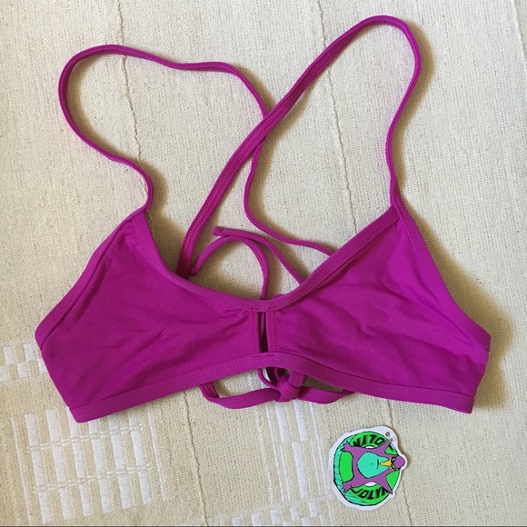 Jolyn Clothing Other - NWT Jolyn Vent tie back bikini top French Mulberry